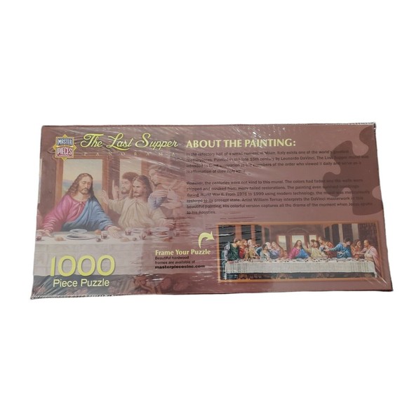MasterPieces - The Last Supper Panoramic Puzzle, 1000 Pieces Brand New!! Sealed - Picture 2 of 5